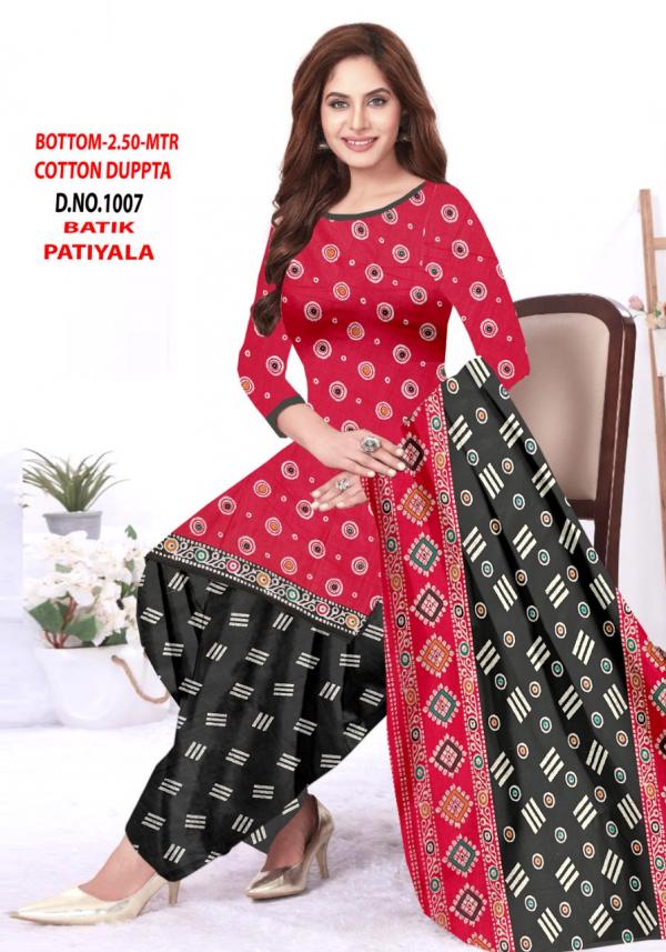 Vandana Batik Patiyala vol 1 Cotton Designer Patiyala Dress Material
